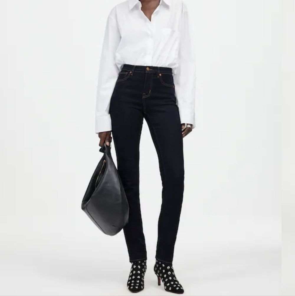 Madewell Stovepipe Jeans rinse wash